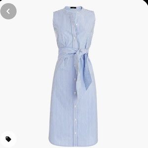 J. Crew Sleeveless shirtdress